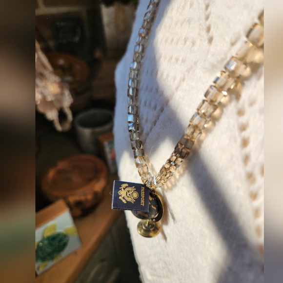 ✨️🌏Handcrafted Globe with Inset Crystals and Passport with Pages - Picture 7 of 16